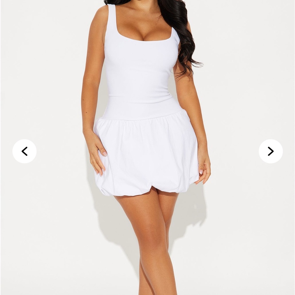 Fashion Nova White Mini Dress